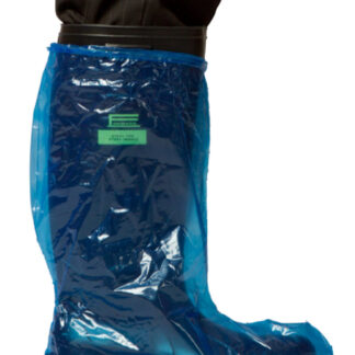 Disposable CPE Boot Covers (Blue) - 25 pairs - 50 boot covers per roll pack (25 pairs)
