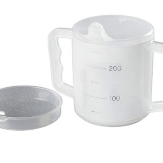 Homecraft Two Handled Mug | Pair with Spout and Splash Lids - Each
