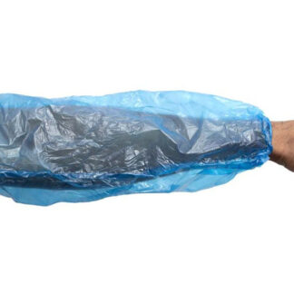 Disposable PE Sleeve Protector (Blue) - pack of 100 - 100 sleeve protectors per pack (50 pairs)